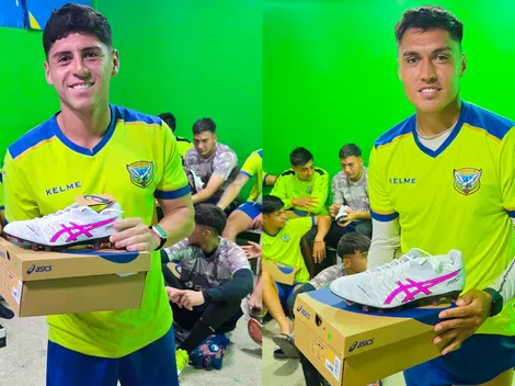 Tras el robo: le regalan zapatos de fútbol a plantel de Trasandino