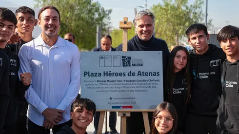 La Plaza Héroes de Atenas fue inaugurada por Massú y González