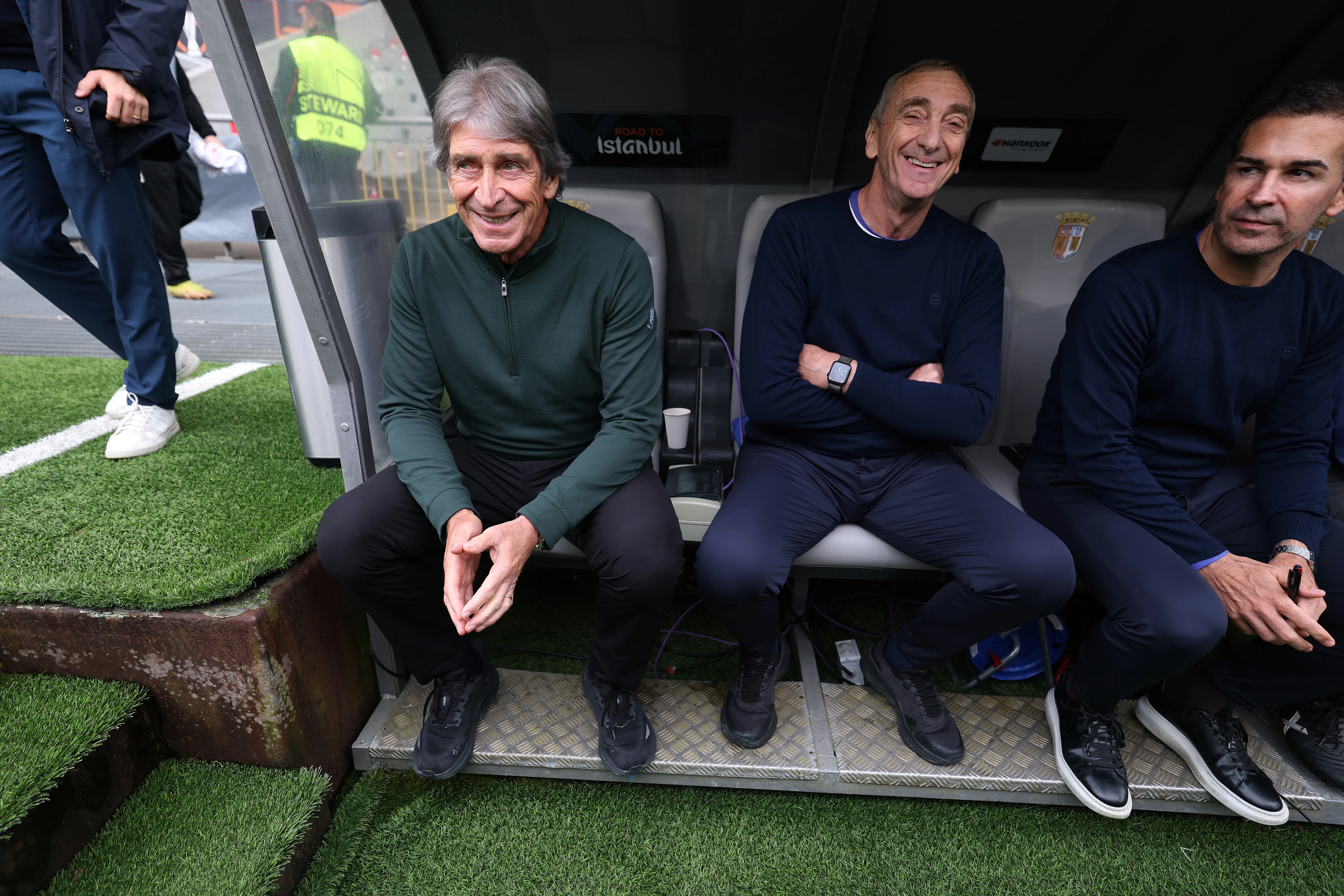 Todo era sonrisas en la previa del partido ante el Braga | Getty Images