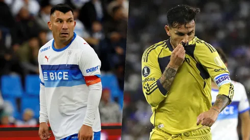 Medel y Paredes cambiaron camiseta.