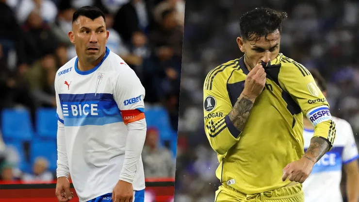 Medel y Paredes cambiaron camiseta.