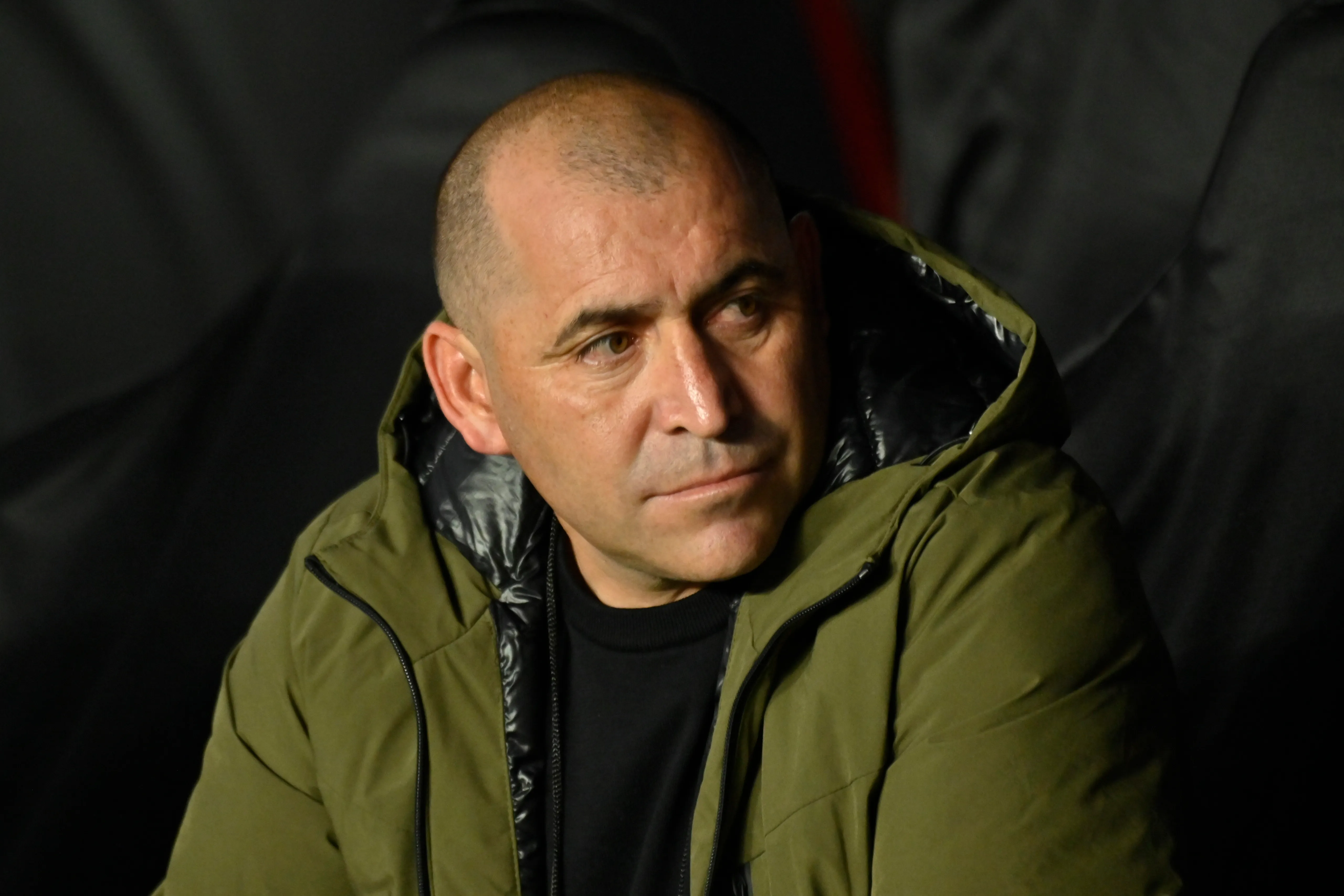 Cristian La Nona Muñoz en el estadio Nuevo Gasómetro ante Riestra. (Fotobaires/Photosport).