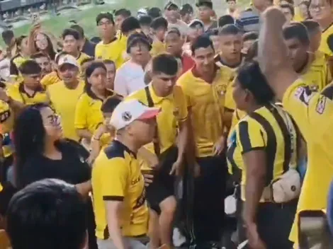 Ojo, Católica: show de rival en Libertadores al pillar al marido con la patas negras