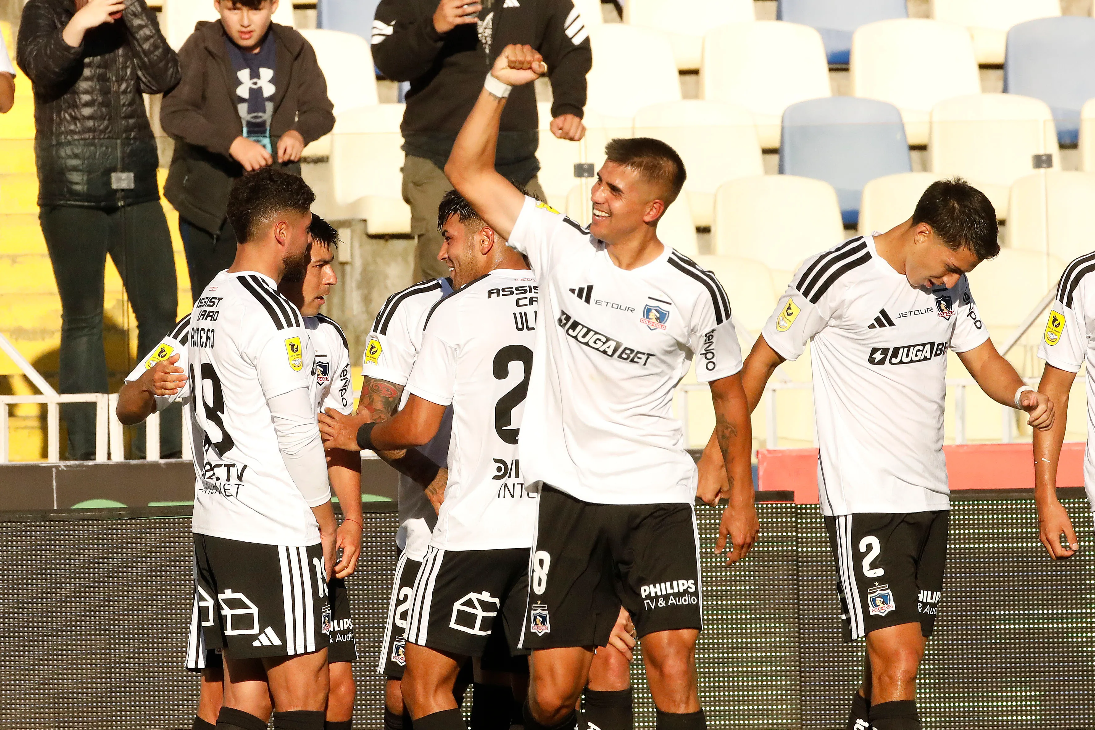 Colo Colo se las está arreglando para ser líder de la Liga de Primera en su grupo en la Copa de la Liga 2026. | Foto: Photosport.