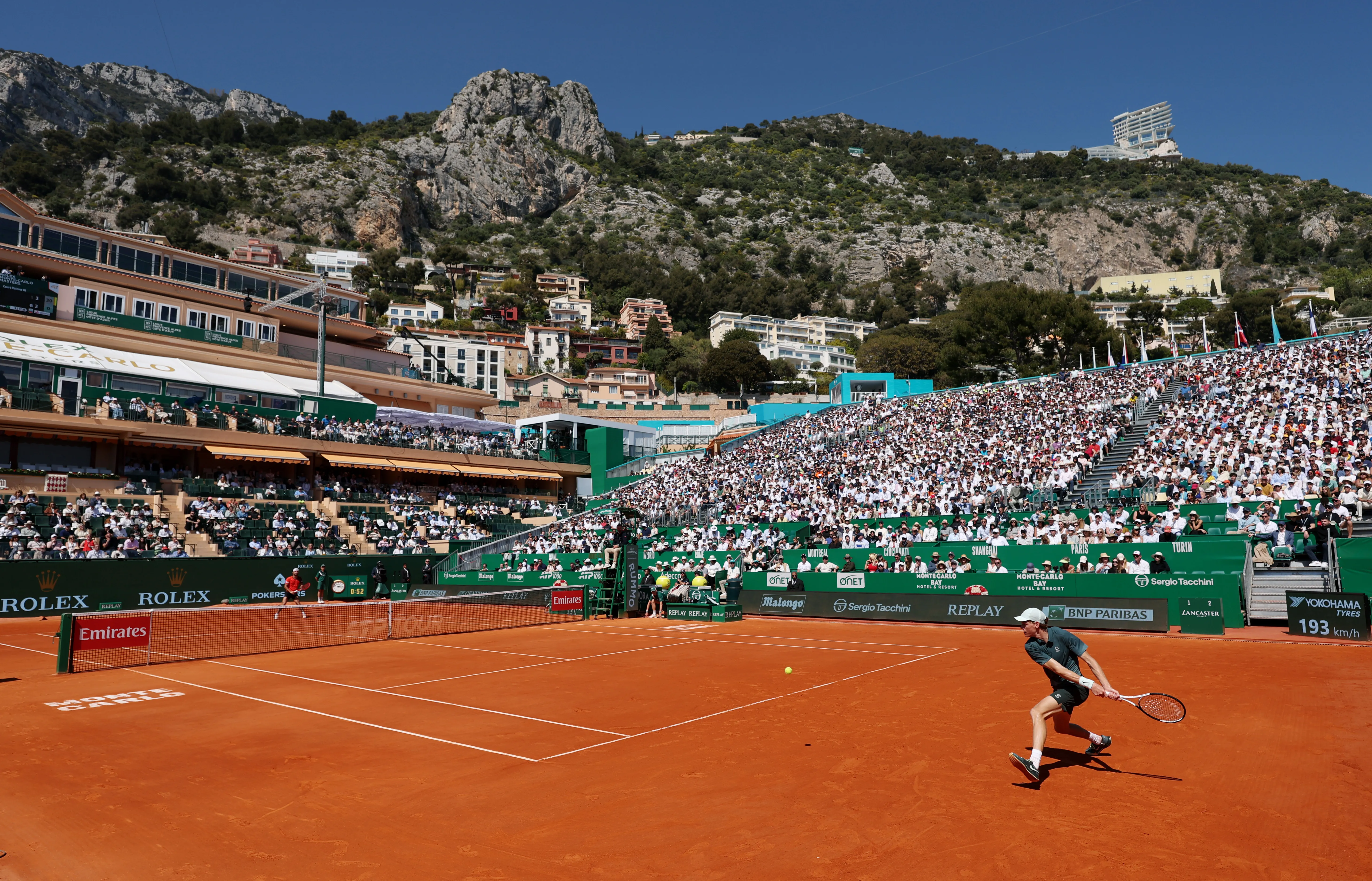 Jannik Sinner se siente local en Montecarlo. (Photo by Julian Finney/Getty Images)