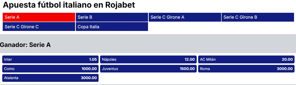 Tomada desde Rojabet el 09/04/2026