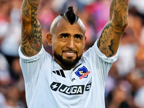 El lindo regalo que recibió Vidal en el último amistoso de Colo Colo