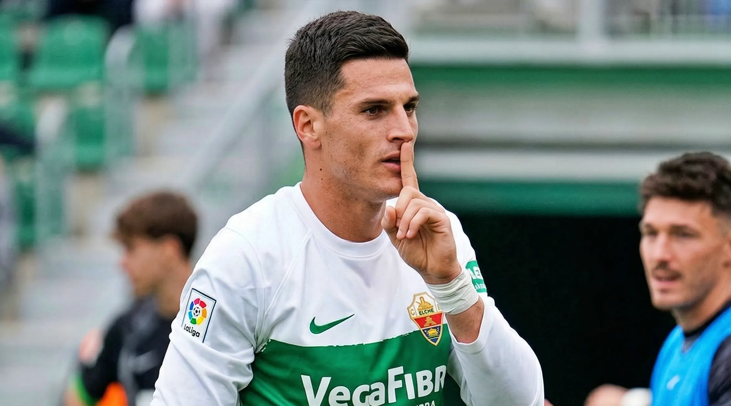 Cepeda anotó su primer gol en el fútbol español.