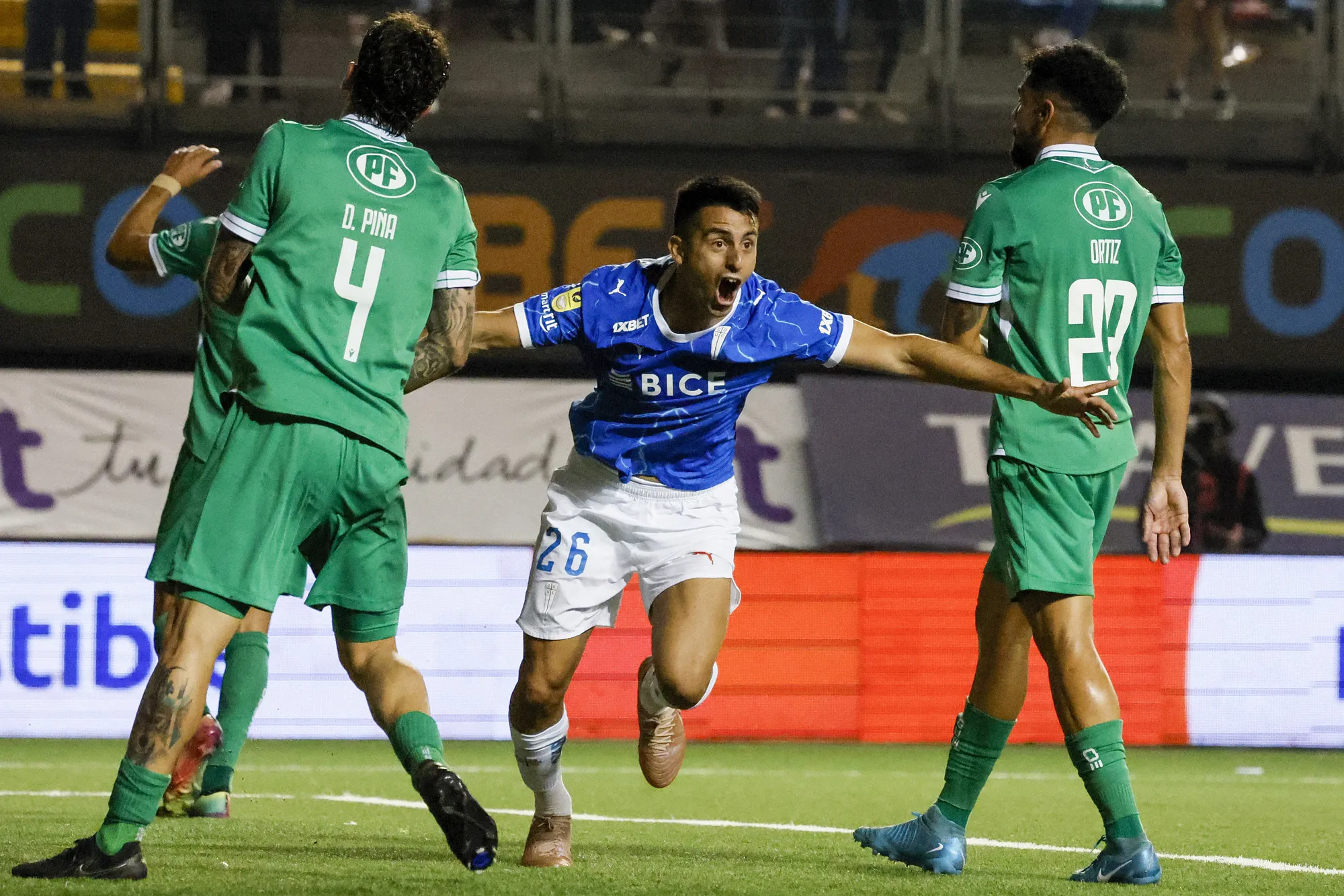 La reacción de Garnero tras la goleada de la Católica a Audax.