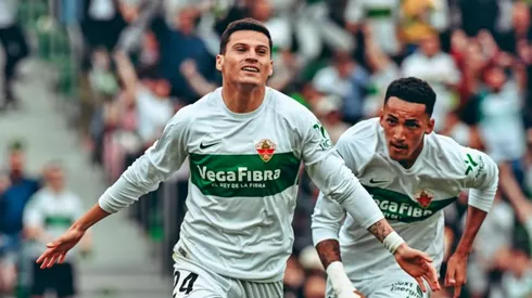 Cepeda anotó su primer gol en el fútbol español.