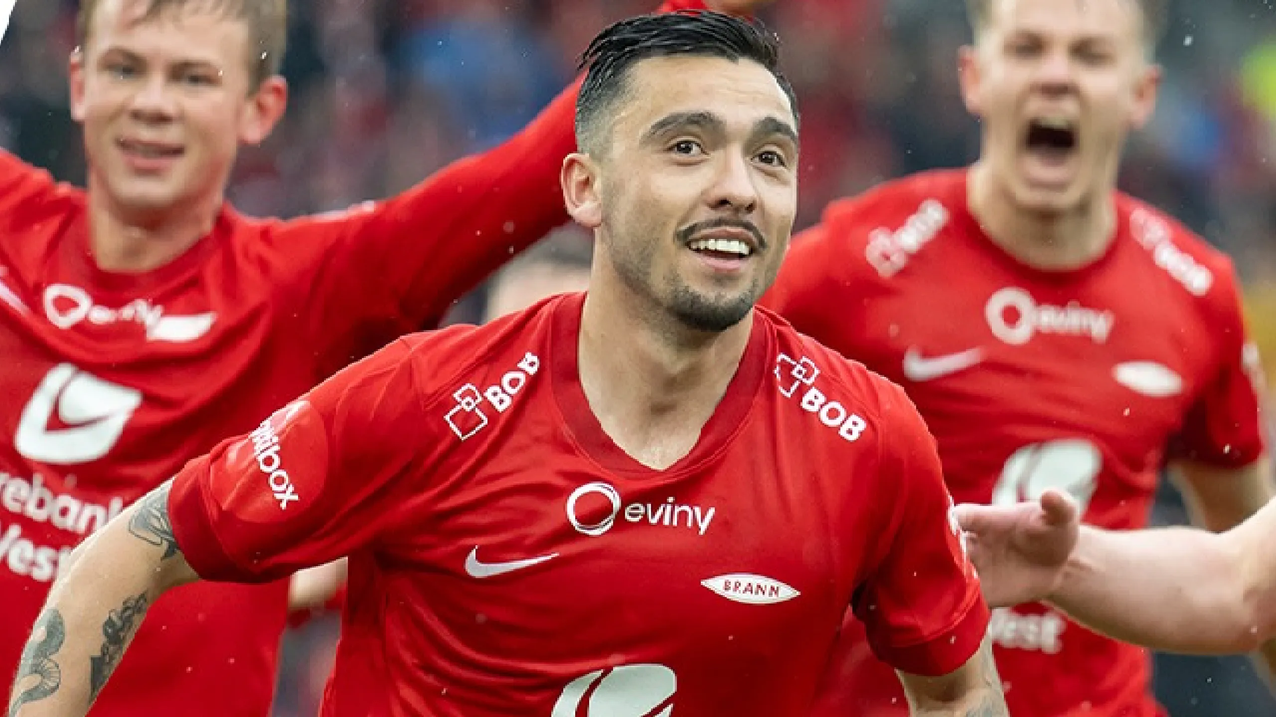 Niklas Castro no la ha pasado bien en la última temporada. Foto: SK Brann.