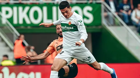 Lucas Cepeda anotó su primer gol en España.