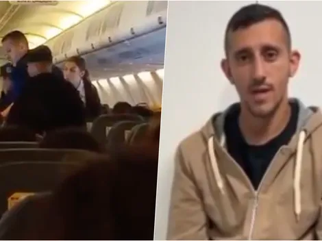 Habla el jugador que gritó "bomba" en un avión: "Estoy arrepentido"