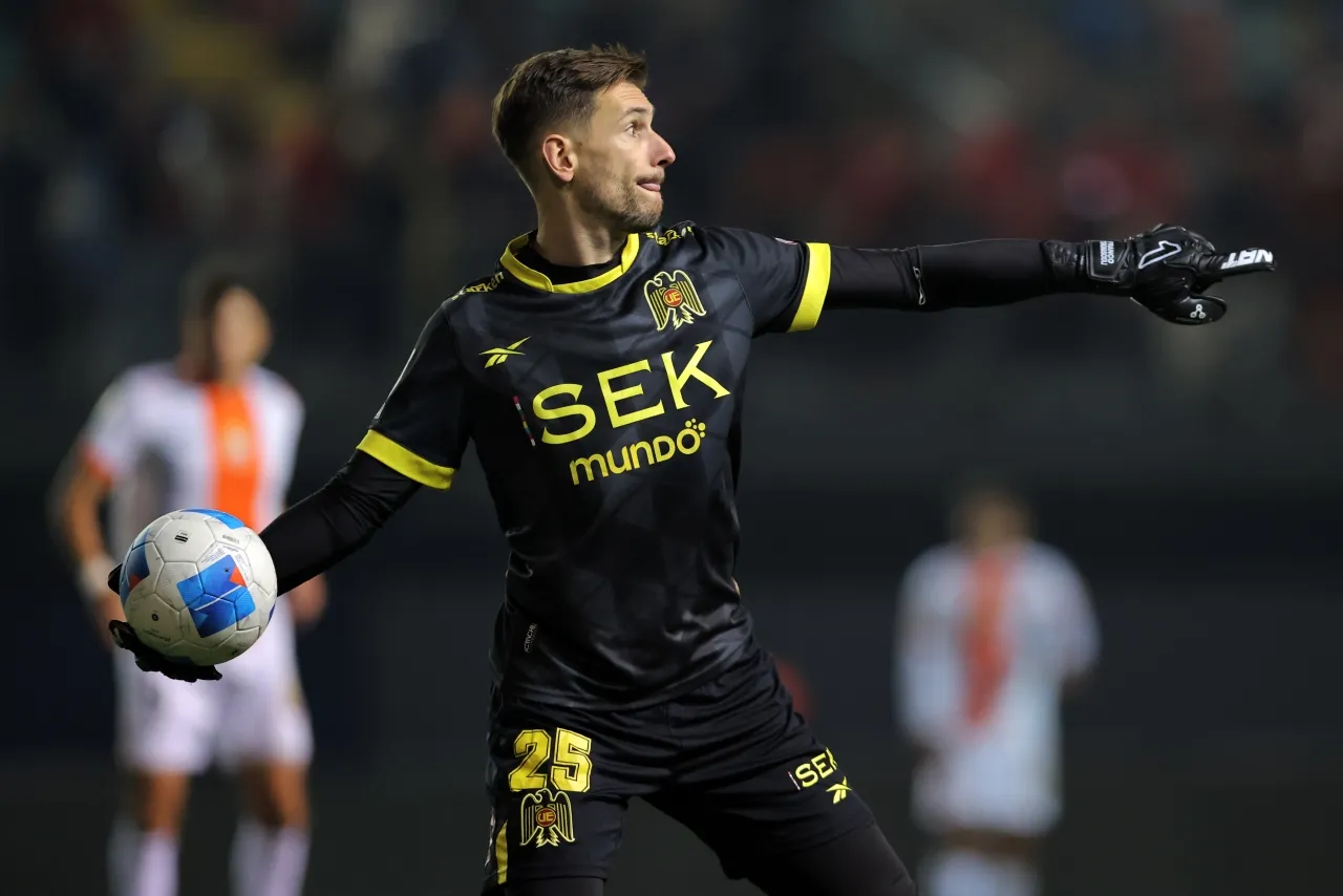 Franco Torgnascioli jugó para Unión Española entre enero del 2024 y julio de 2025 (Photosport)