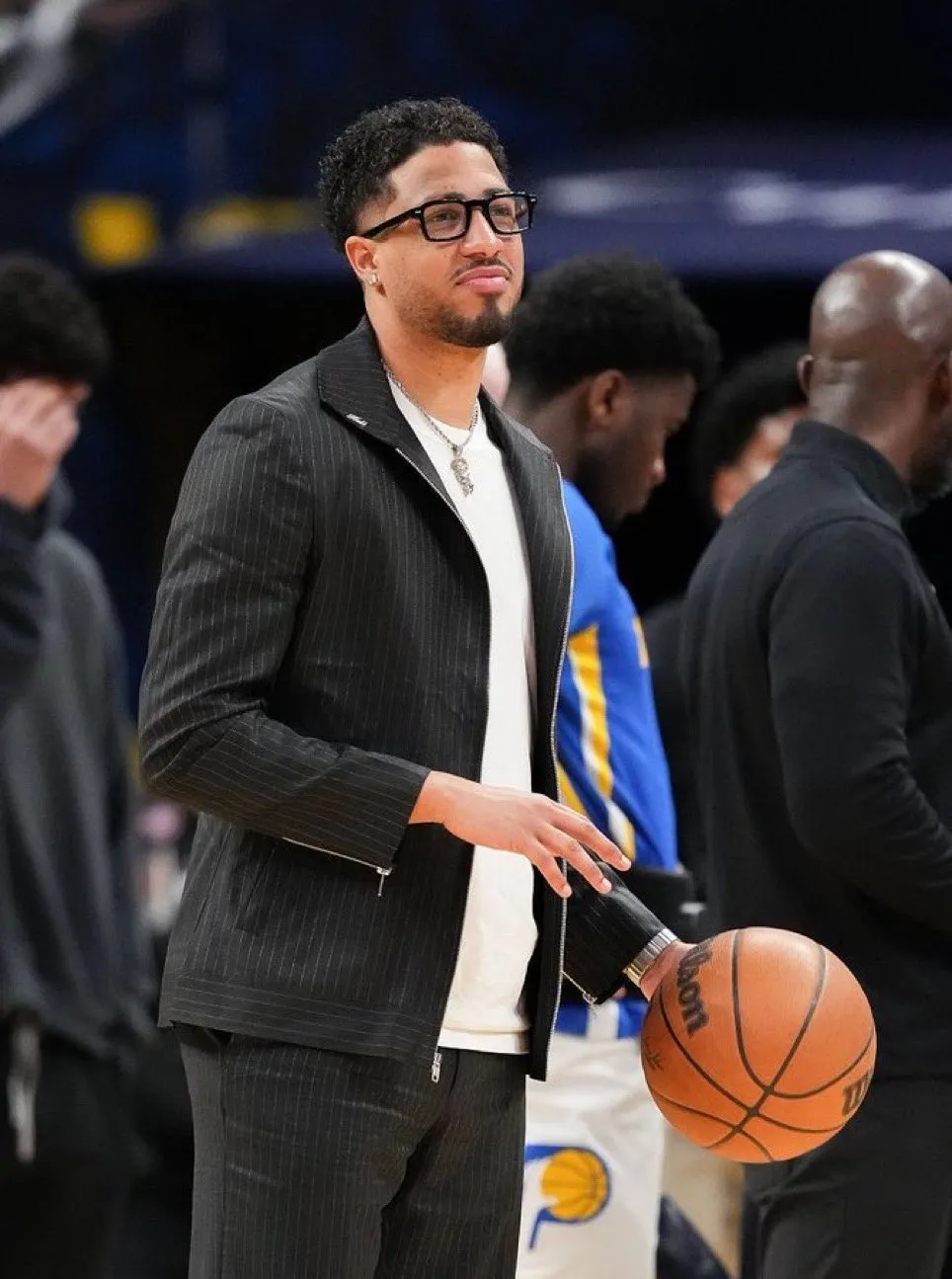 Haliburton está en tratamiento por un herpes, lo que ha implicado en su cambio de físico