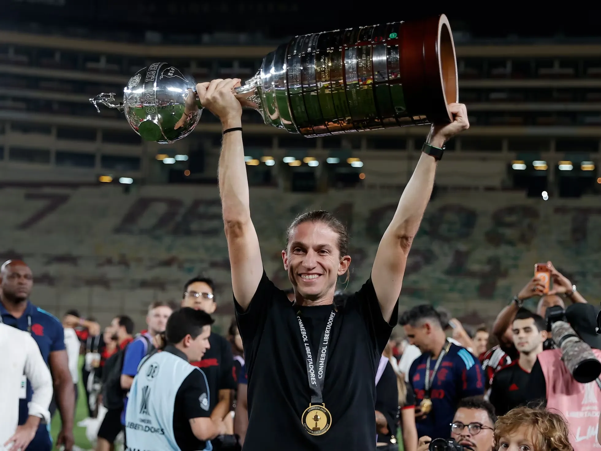 Filipe Luís es el actual DT campeón de Copa Libertadores