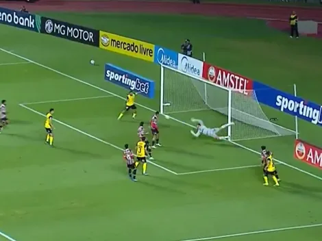 Video: Rabello se pierde el gol más insólito de la Sudamericana