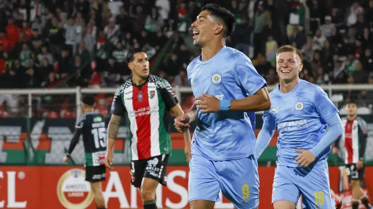 Salomón Rodríguez le anotó a Palestino en la Copa Sudamericana.