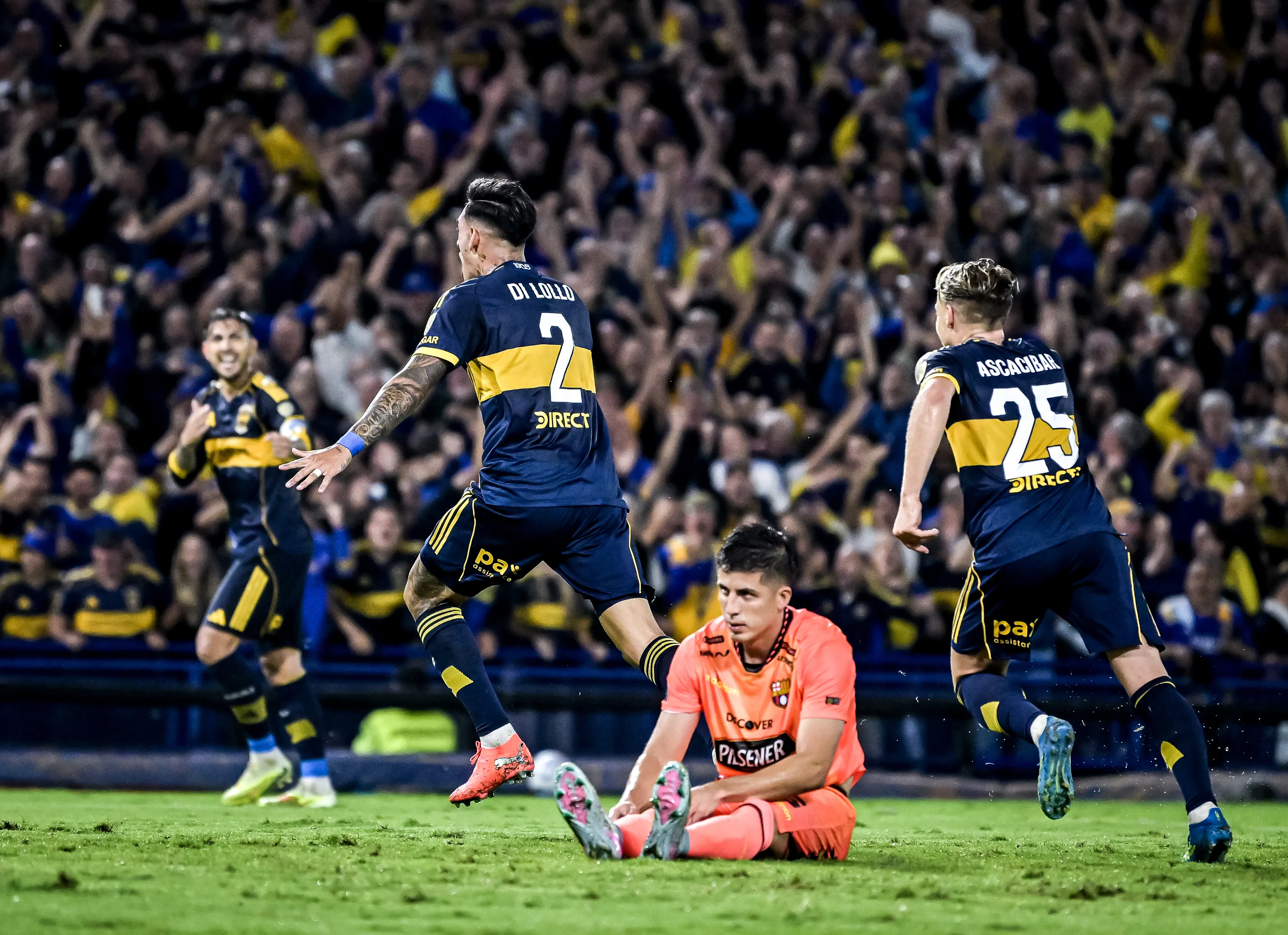 Boca Juniors goleó a Barcelona y le deja cuesta arriba las cosas a Universidad Católica. Foto: Photosport.
