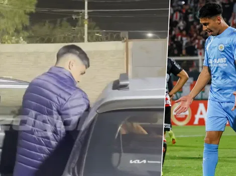 ¿Lo dejaron abajo? Salomón Rodríguez se fue en auto de La Cisterna