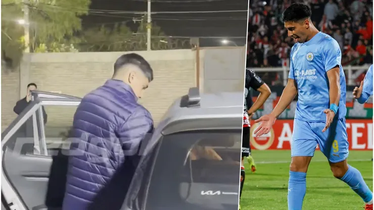 El ex Colo Colo se tuvo que retirar en auto de La Cisterna.