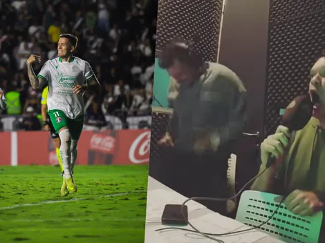 Video: "Peric locura" celebrando hazaña de Audax al aire en ESPN