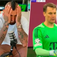 La reacción de Arturo Vidal al golazo del Real Madrid en Champions