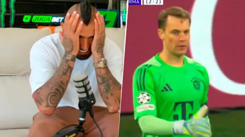 Vidal no podía creer el error de Neuer