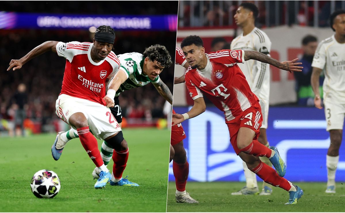 Bayern y Arsenal superan llaves épicas ante Real Madrid y Sporting para ser semifinalistas de Champions