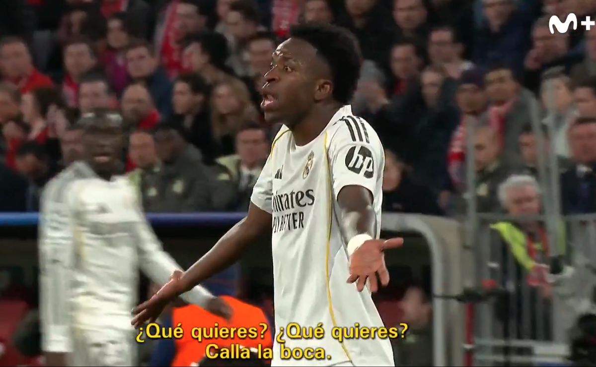 El cruce entre Vinícius y Bellingham en la eliminación del Real Madrid: “¡Calla la boca!”