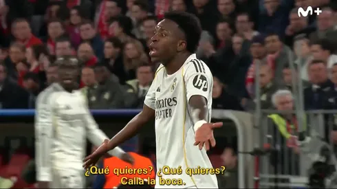 Así fue el cruce de Vinícius con un compañero en la eliminación del Real Madrid