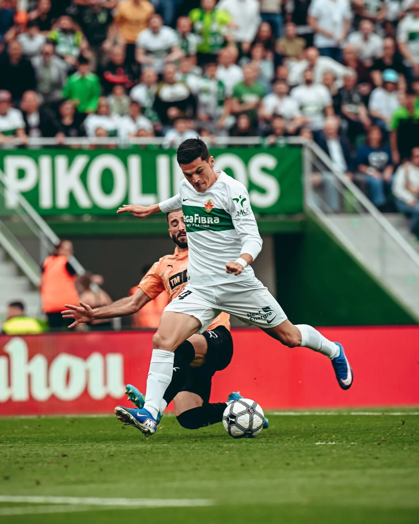 Lucas Cepeda se enciende tras debutar como goleador en Elche. Foto: Elche.