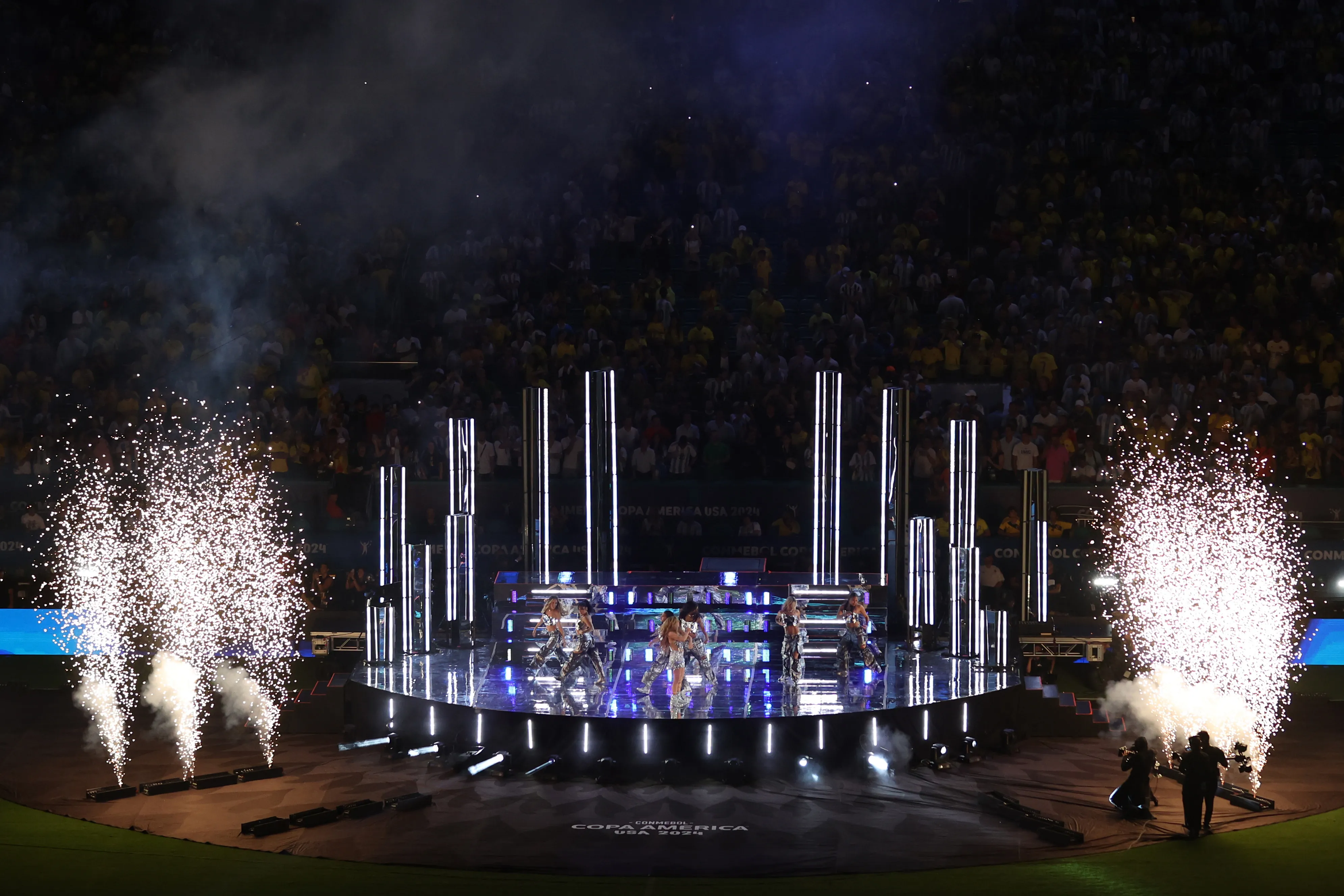 Shakira animó la final de la Copa América 2024. Algo así se vivirá en el Mundial. Imagen: Getty