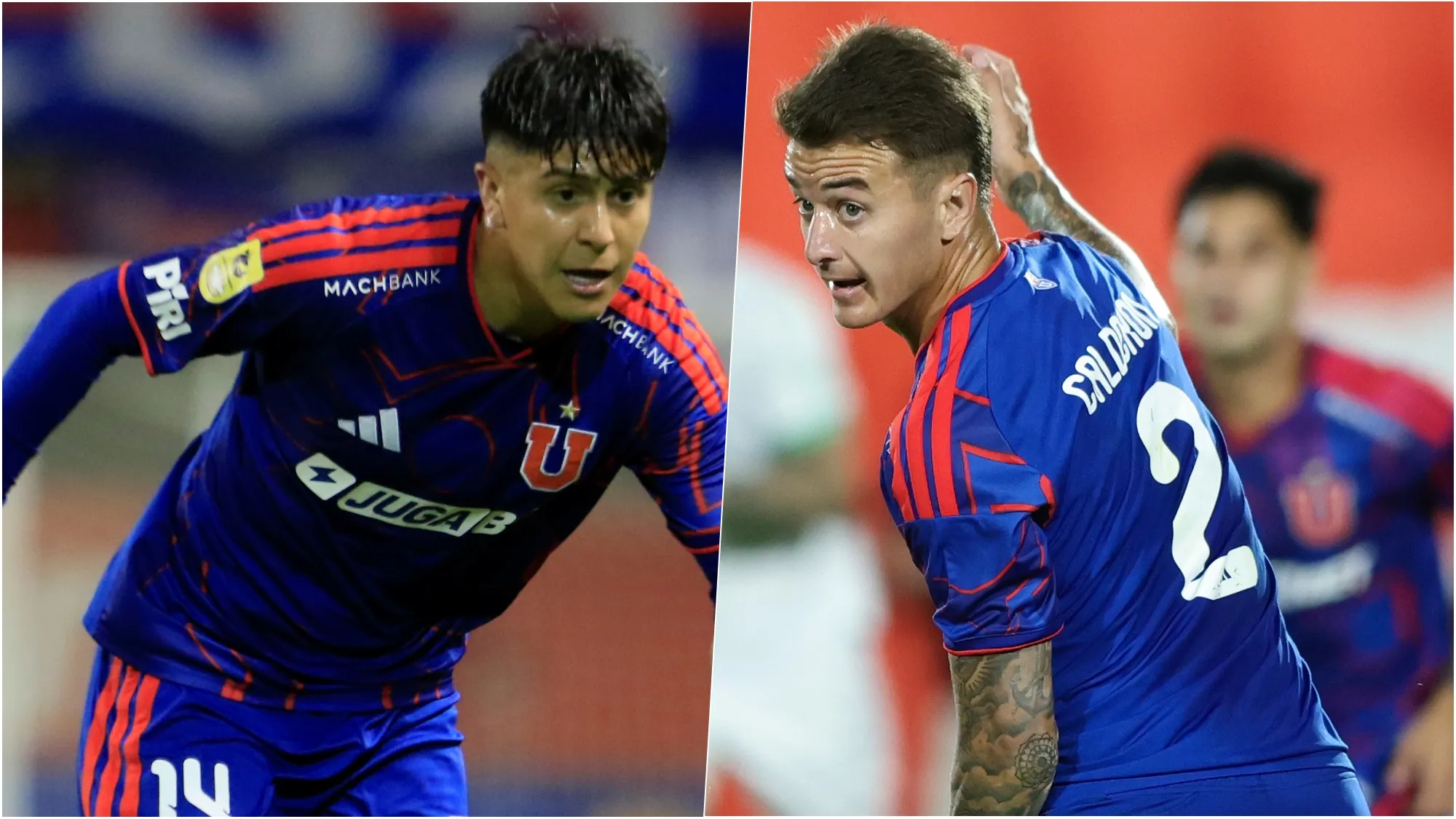 Marcelo Morales y Franco Calderón se bajan del duelo de la U ante Everton. Foto: Photosport.