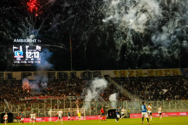 El Cacique pilló cientos de fuegos artificiales escondidos en el Monumental e hizo una denuncia | Photosport