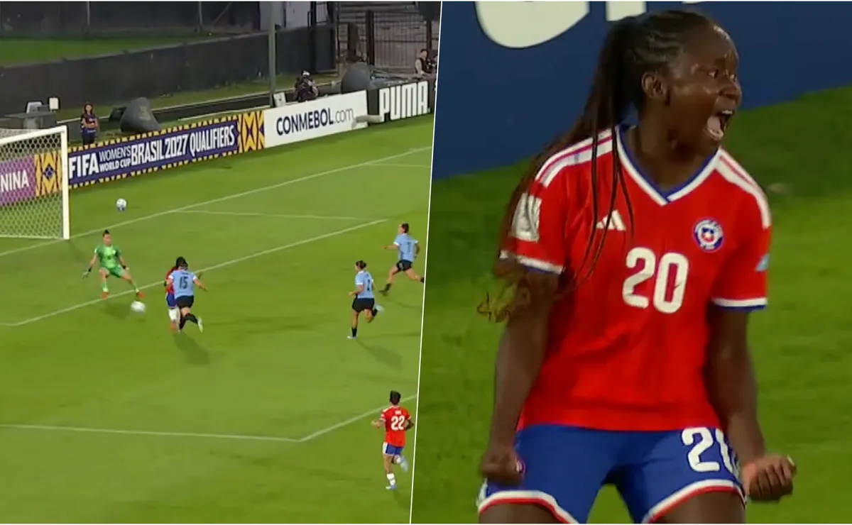 Mary Valencia marca golazo en Chile vs Uruguay por Liga de Naciones