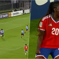 ¡Y no era titular! El golazo de Mary Valencia a Uruguay