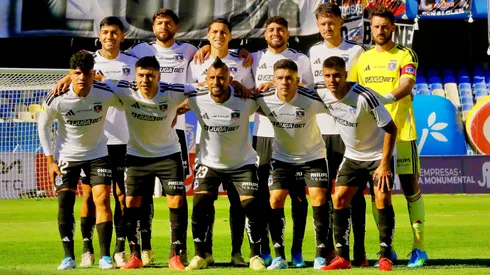 La formación de Colo Colo ante Palestino.