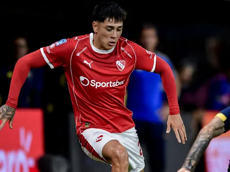 Maxi Gutiérrez celebra su gran momento en Independiente