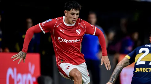 El chileno se lució en el último partido con el Rojo.