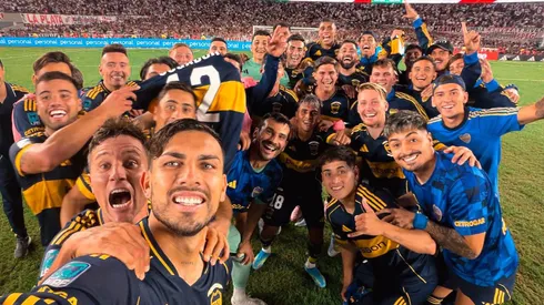 Boca festejó el nuevo triunfo ante River en el superclásico