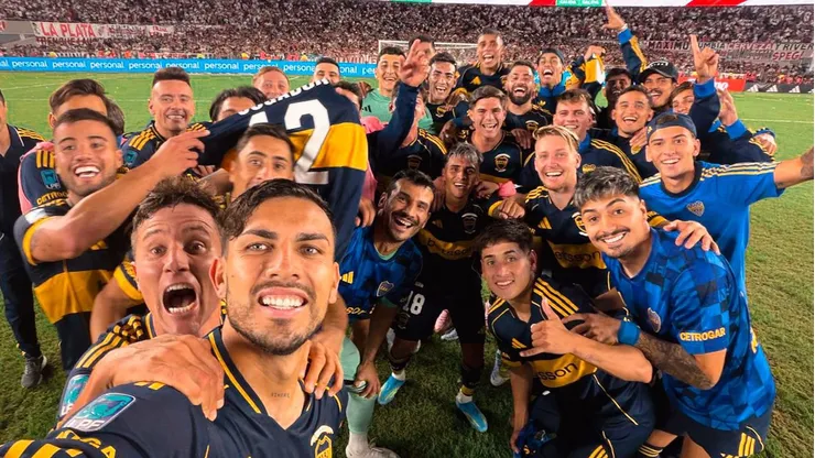 Boca festejó el nuevo triunfo ante River en el superclásico