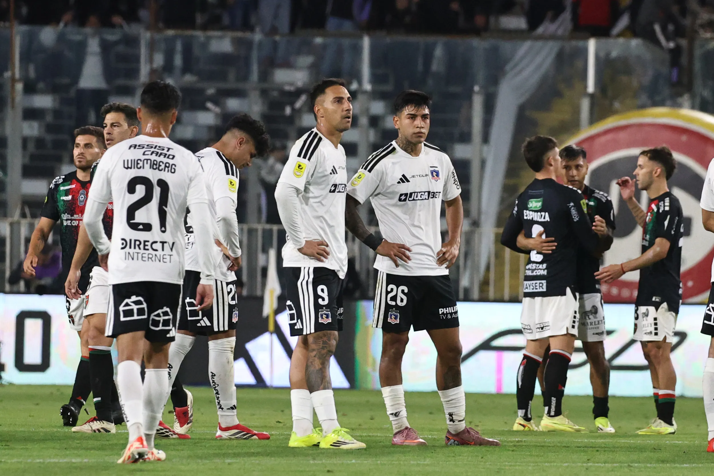 Colo Colo no pudo con Palestino y Ronnie Fernández les metió el dedo en la herida. Foto: Photosport.
