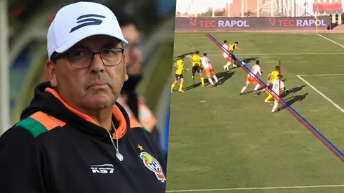 El polémico gol que reclama Cobresal.