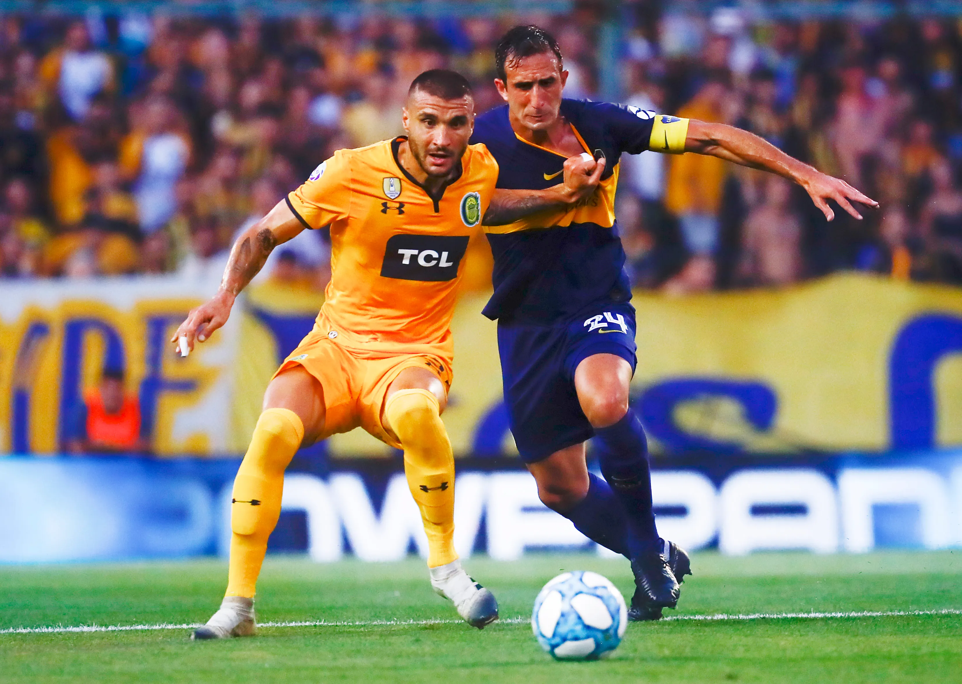 Sebastián Ribas goza de una larga carrera internacional, donde estuvo en escuadras como Lanús, Rosario Central, Génova, Mónaco e Inter. (Photo by Marcos Brindicci/Getty Images)