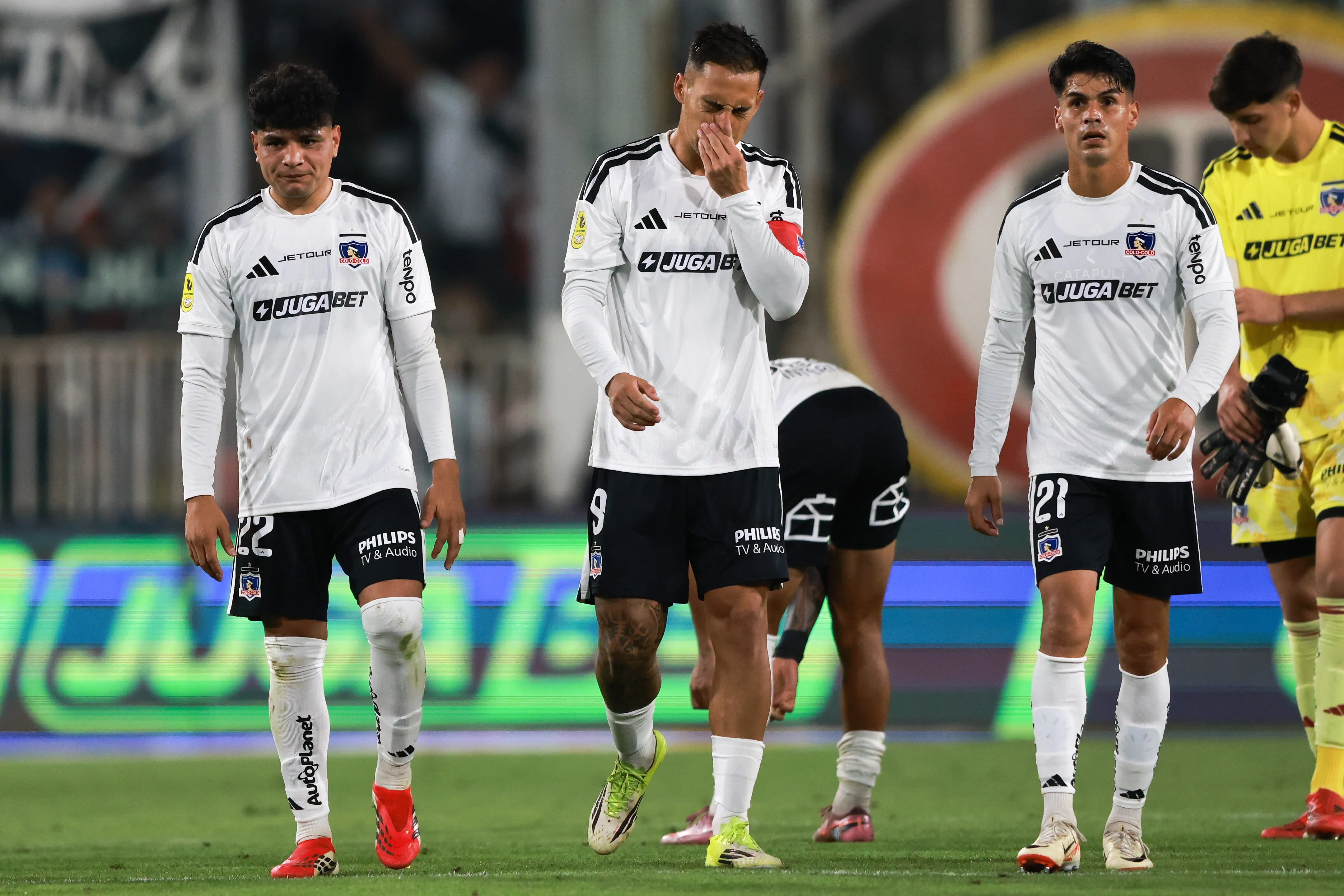 Colo Colo no pudo ante Palestino en el Monumental. Foto: Felipe Zanca/Photosport