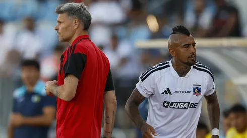Arturo Vidal no escondió su sorpresa por haber sido reemplazado en Colo Colo.
