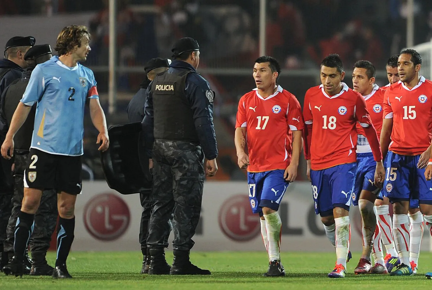 Lugano explica su odio contra La Roja y los hinchas del fútbol chileno. (Foto: Getty Images)