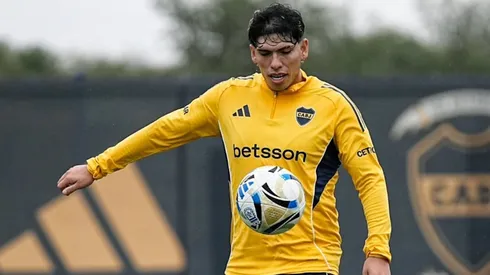 Palacios reapareció en Boca Juniors y se acerca a su retorno a las canchas