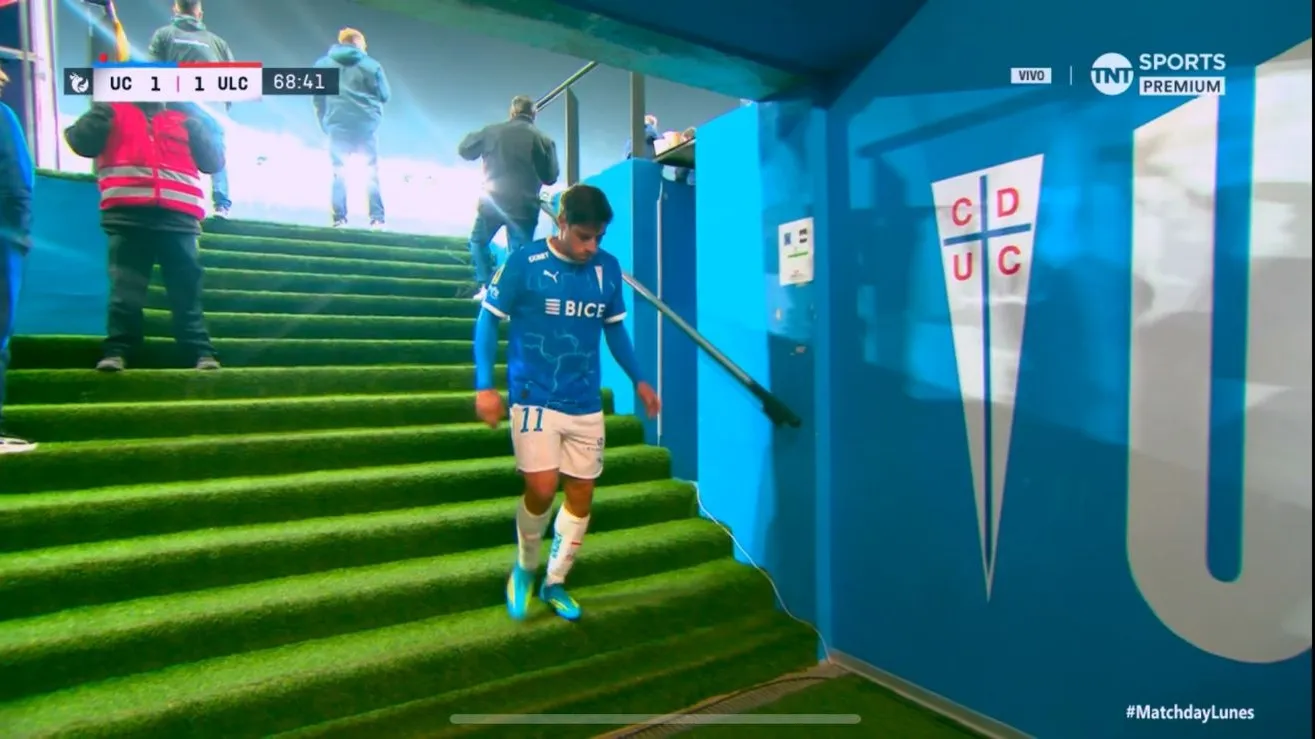 Clemente Montes será baja en el Clásico Universitario. Foto: TNT Sports.